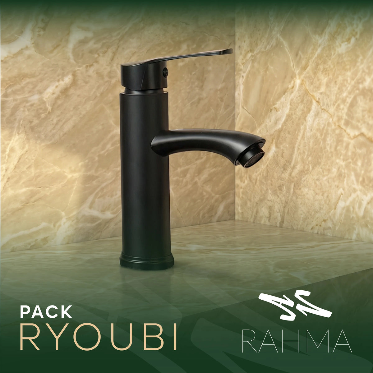 تجميعة حنفيات Ryoubi  ثلاث حنفيات ( للمطبخ - لحوض الحمام - حنفية المرحاض )