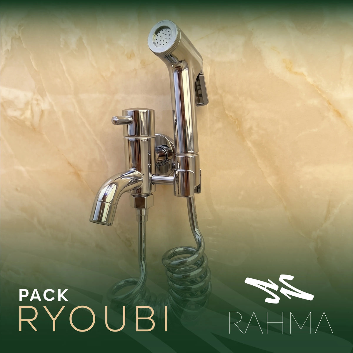 تجميعة حنفيات Ryoubi  ثلاث حنفيات ( للمطبخ - لحوض الحمام - حنفية المرحاض )