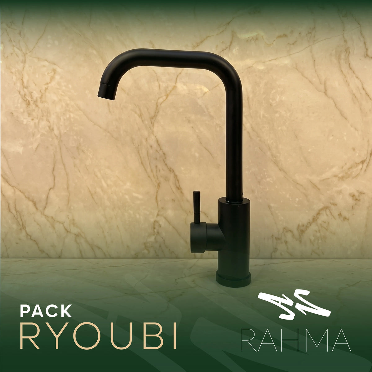 تجميعة حنفيات Ryoubi  ثلاث حنفيات ( للمطبخ - لحوض الحمام - حنفية المرحاض )