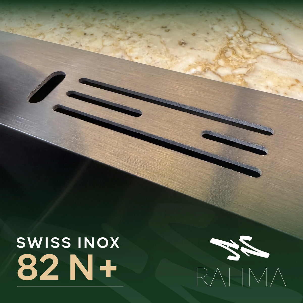 حوض مطبح +82N بابعاد 82 على 45 سم + حنفية